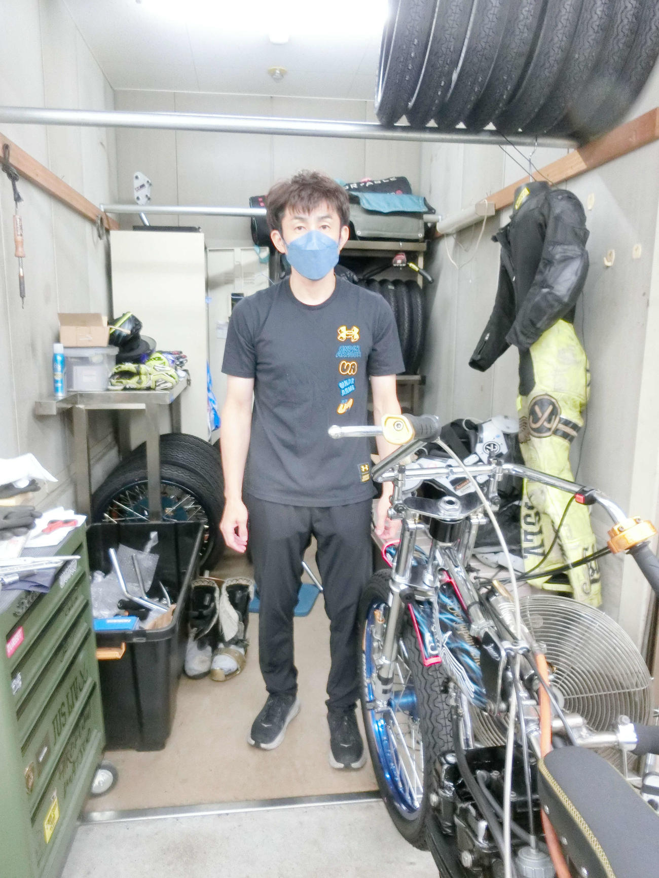 準々決勝戦5Rの松尾啓史は追い足が目立った（撮影・海老原実）