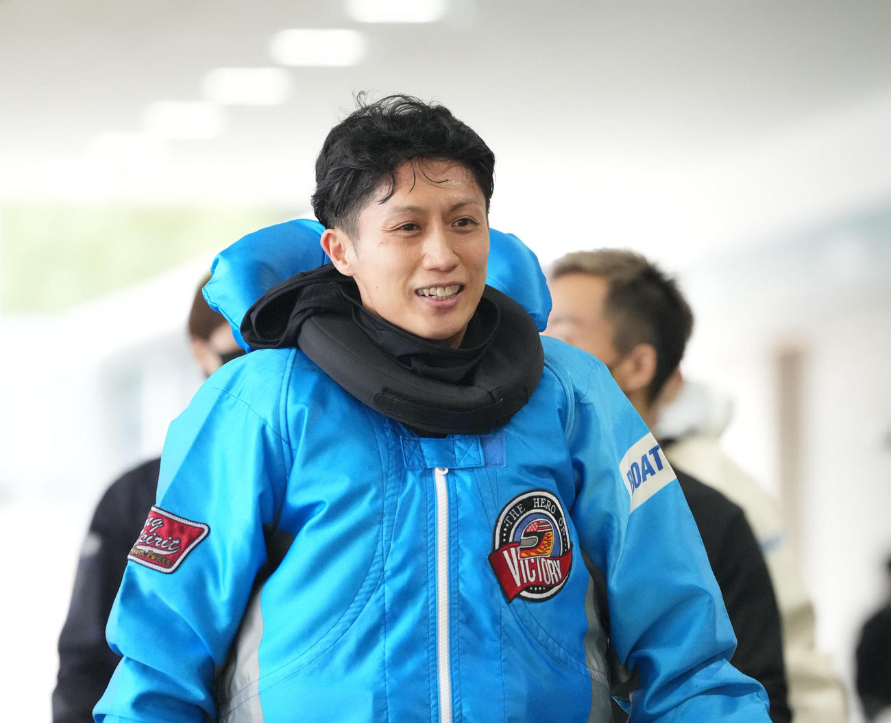 菊地孝平と得点率トップで並んだ福来剛（撮影・森本幸一）