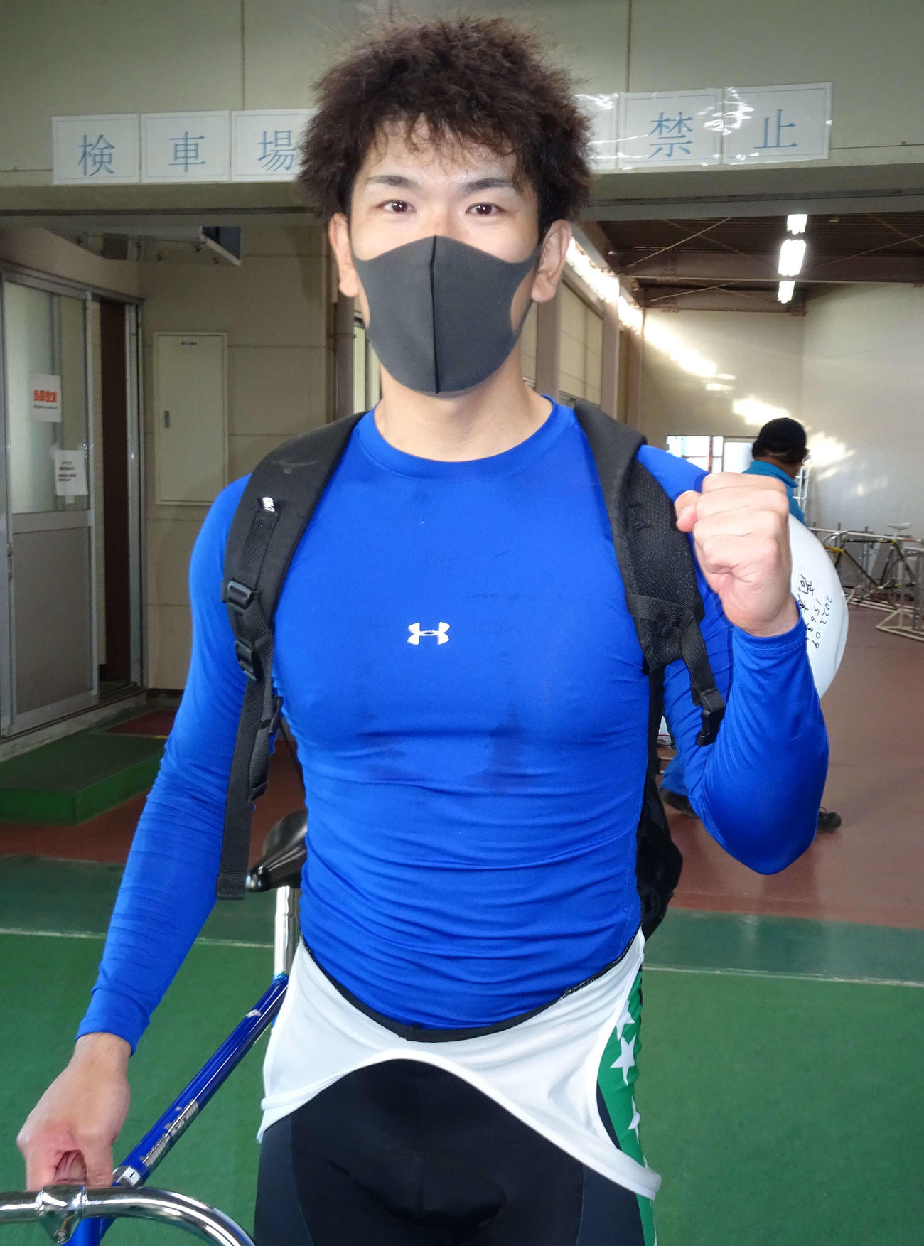 チャレンジ一般1Rで逃げ切り、競輪人生初勝利を飾った高本旭