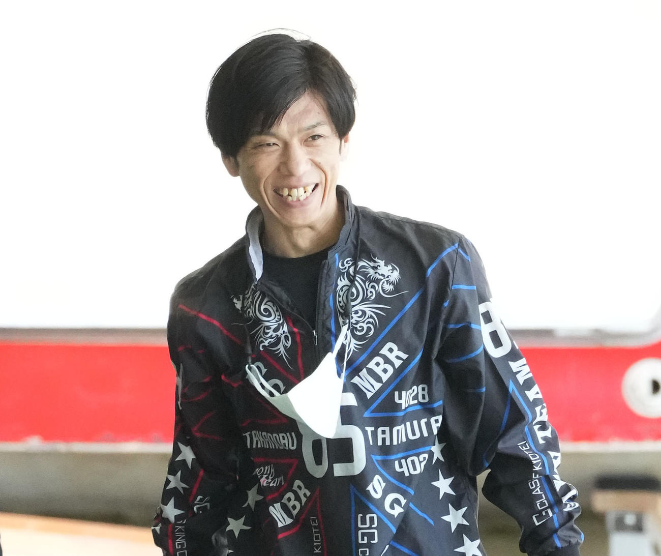泰然自若でファイナルに臨む田村隆信（撮影・森本幸一）