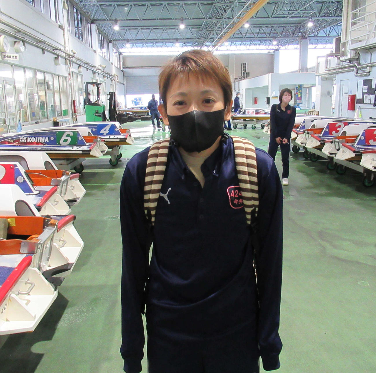 今井裕梨は初A1昇級を決め、気持ちを高めて準優好枠を目指す（撮影・高田和典）