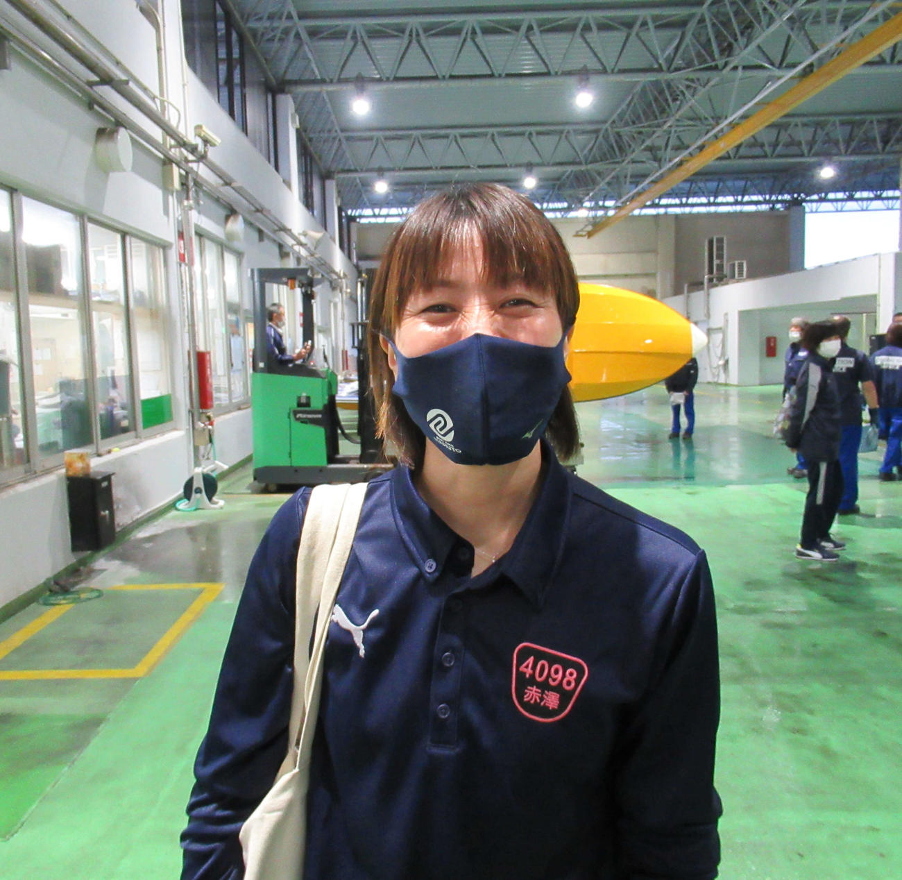 赤沢文香は勝負駆けを成功させ、準優11R5枠を手に入れた（撮影・高田和典）