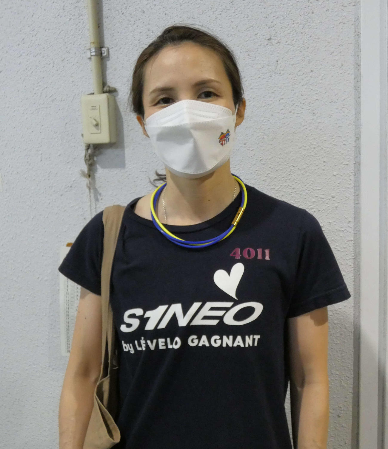 堀之内紀代子の伸びは節一（撮影・前原一樹）