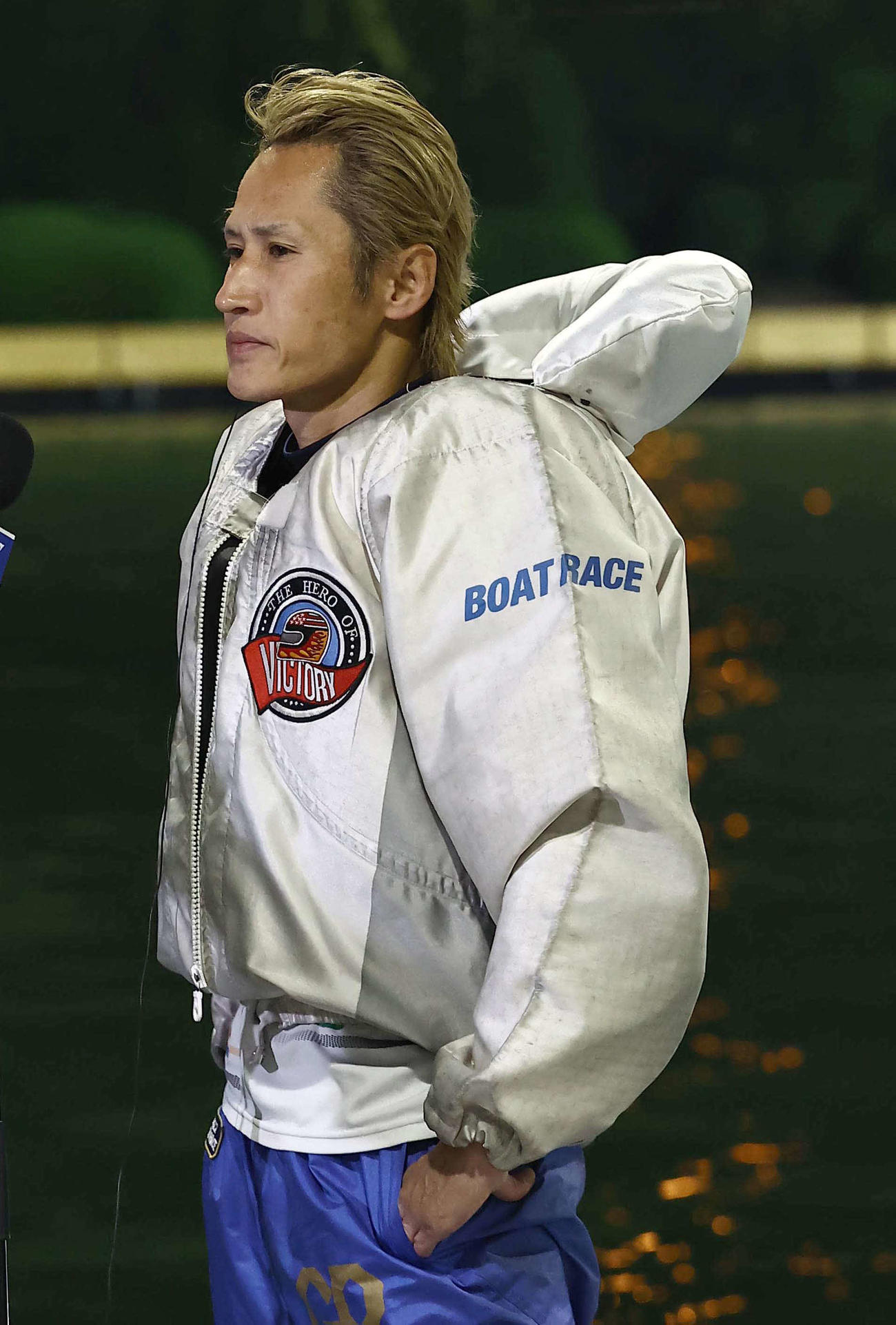 DR勝者の白井英治（撮影・上田博志）