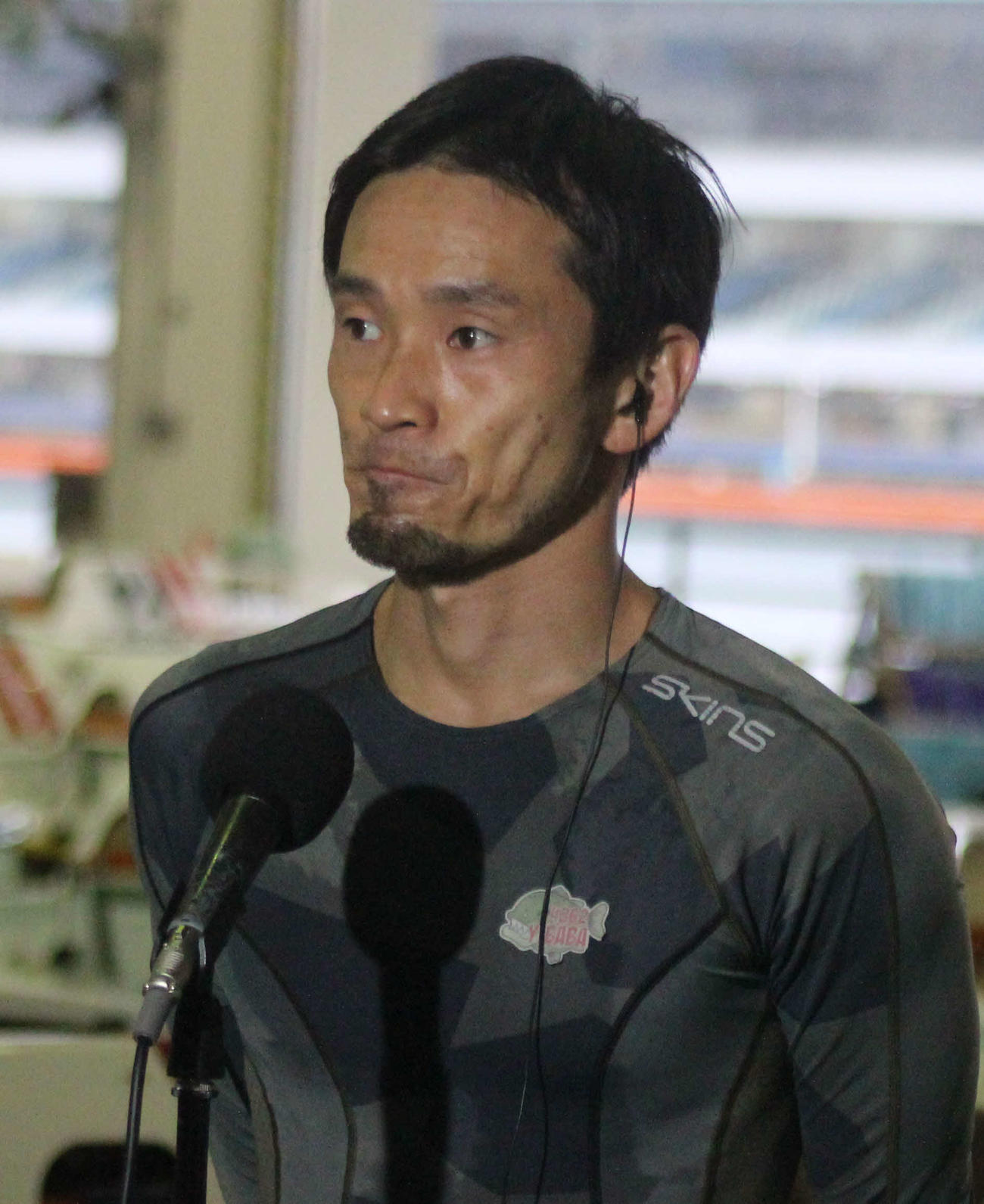 初日12Rドリーム戦で差しを決めた馬場貴也（撮影・中牟田康）