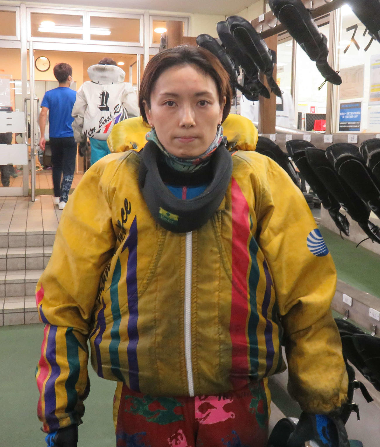 広中智紗衣は12R平和島選抜で、男子選手を競り落とし3着に入った