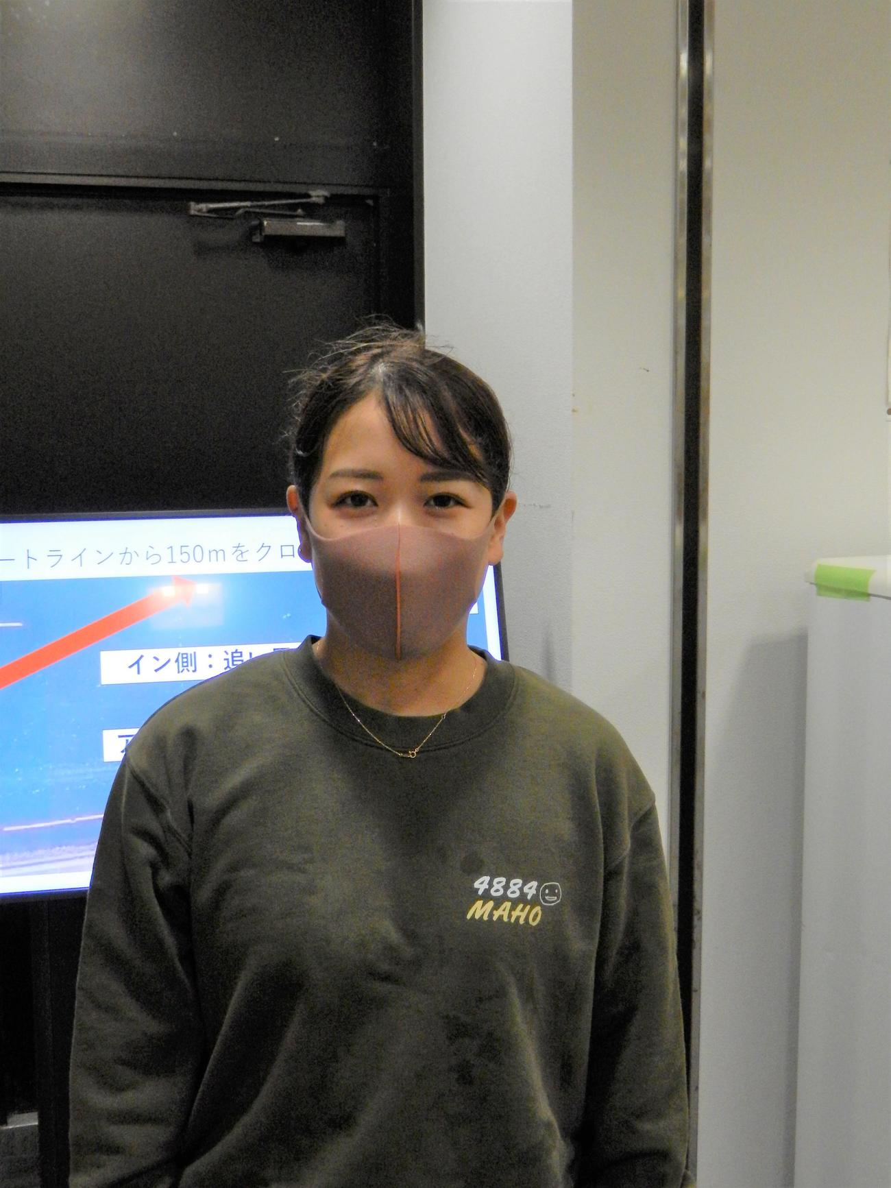 勝浦真帆が、先輩たちのアドバイスを成長の糧にする