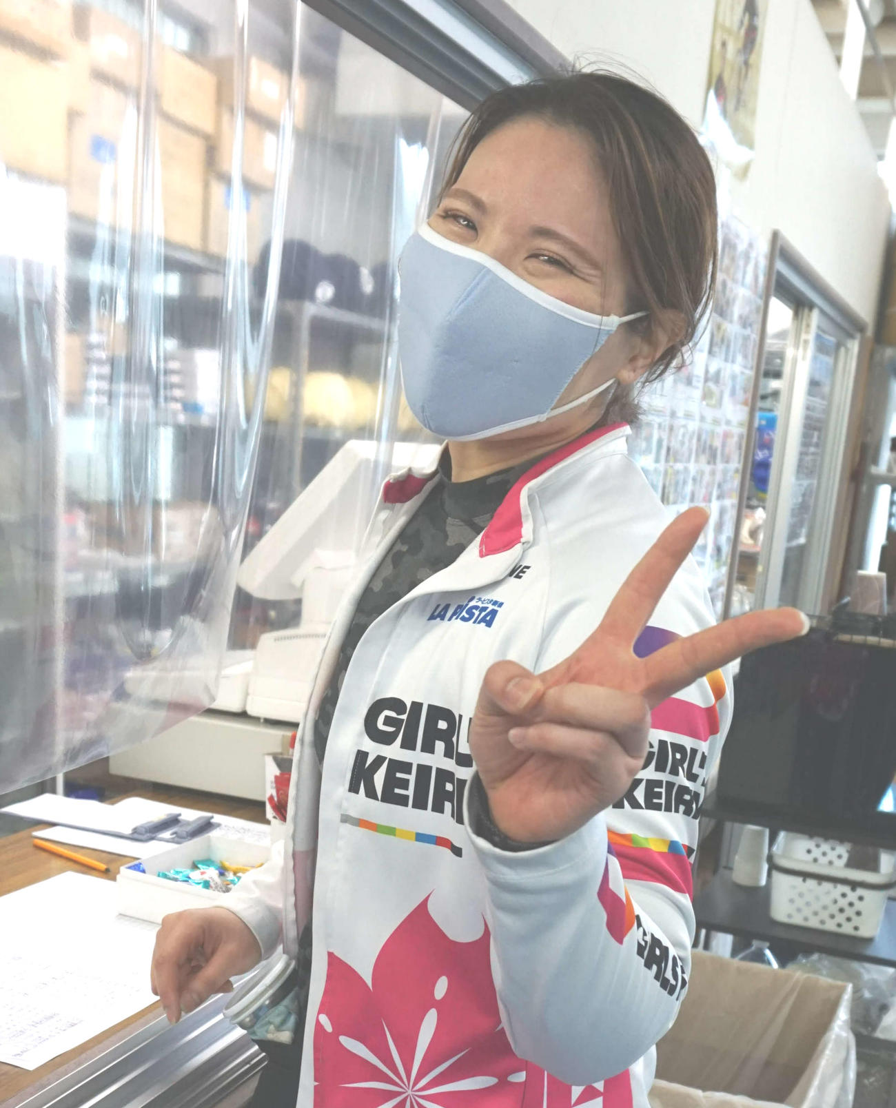 逃げ切り同然の好走を見せた石井貴子