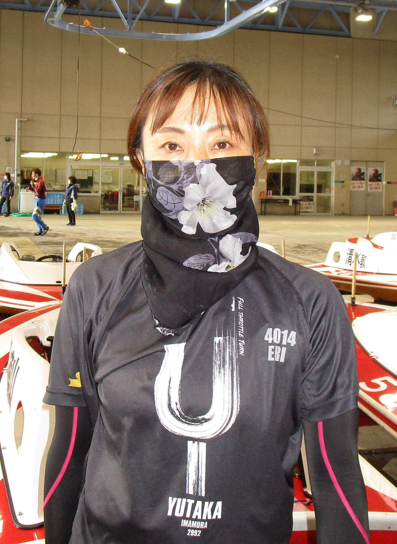 ボート変更後に足が良化、準優進出を果たした片岡恵里（撮影・安井雅彦）