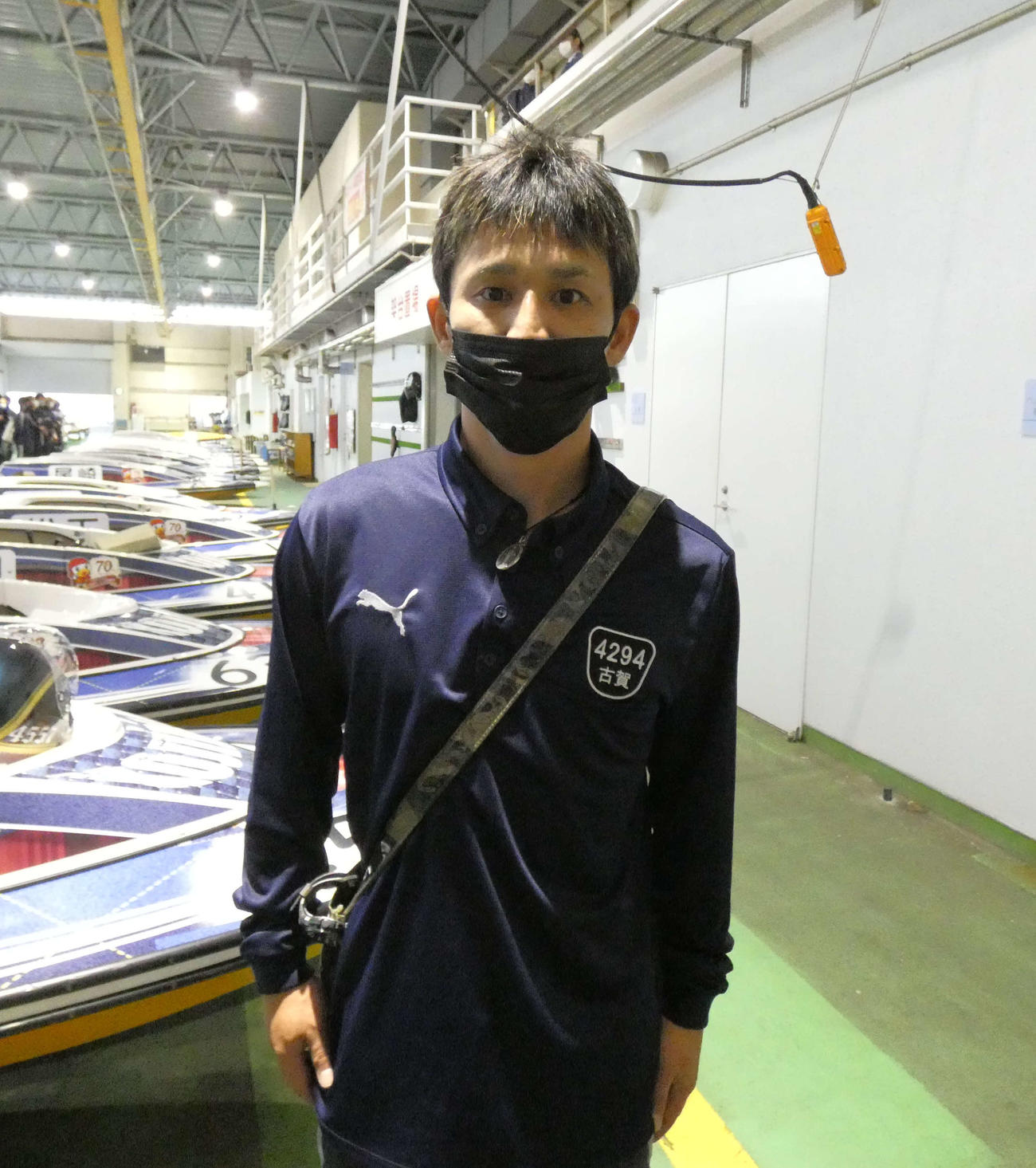 古賀繁輝が児島3節連続Vに向けて突き進む（撮影・前原一樹）