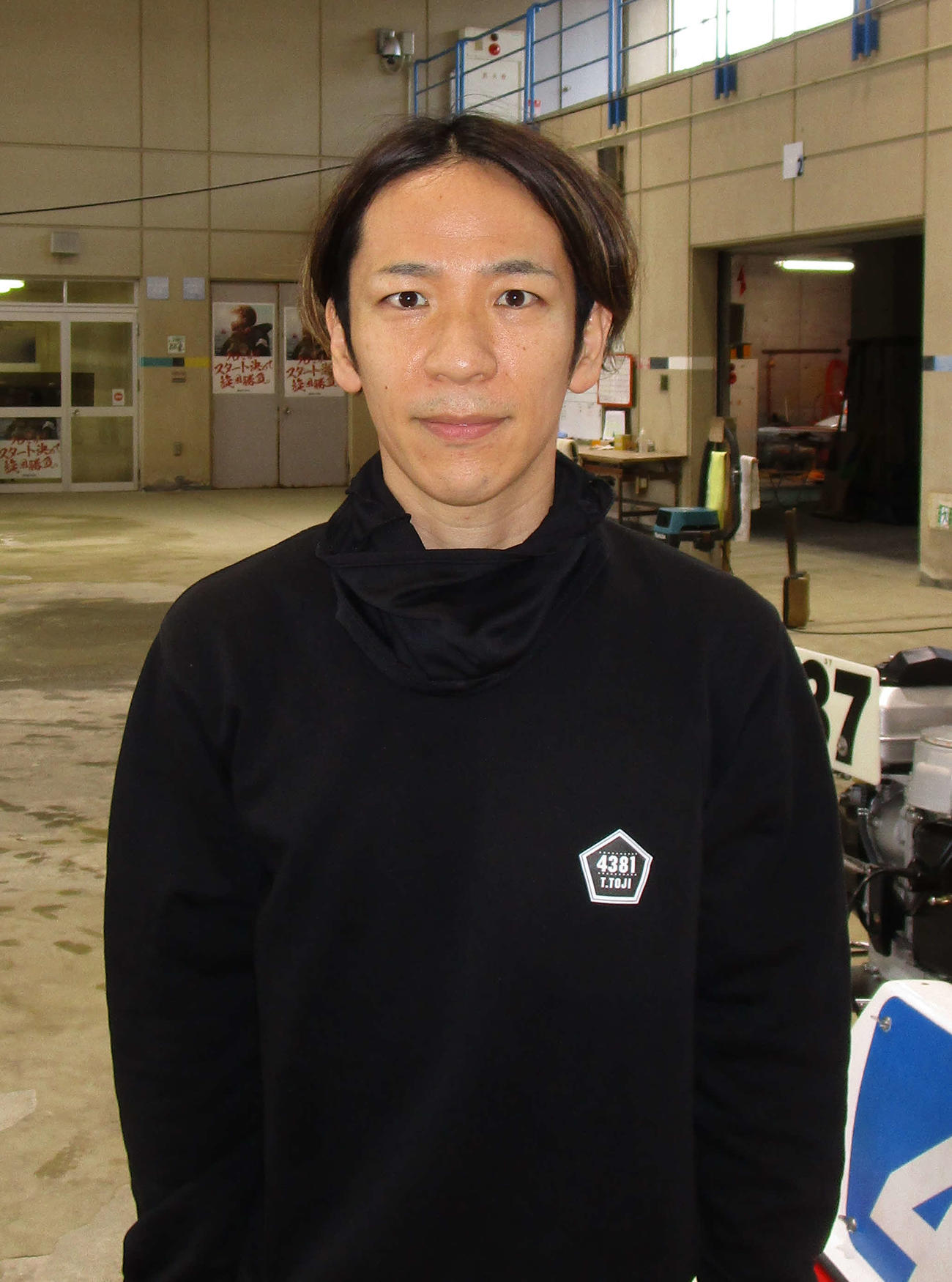5日目3Rを大外からまくり差して快勝、3連単2万円超の高配当を演出した田路朋史（撮影・安井雅彦）