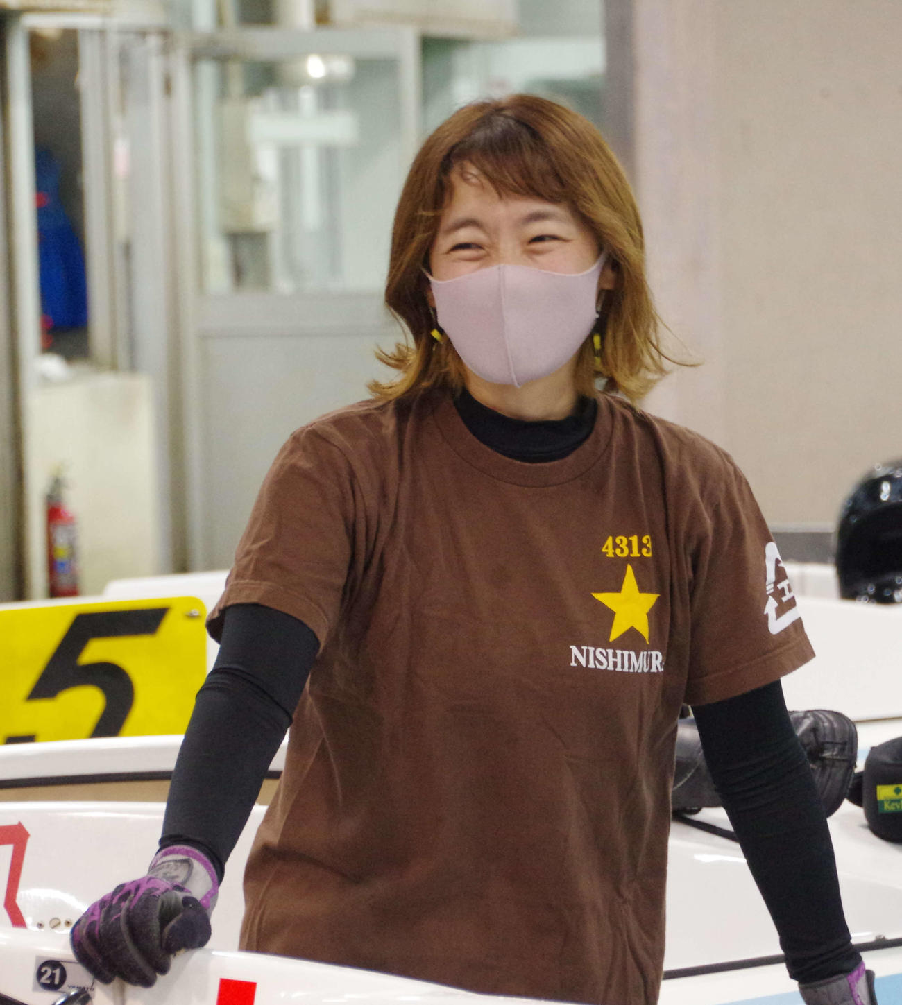 95日間の休み明けでいきなり予選突破を果たした西村美智子（撮影・渕上知）