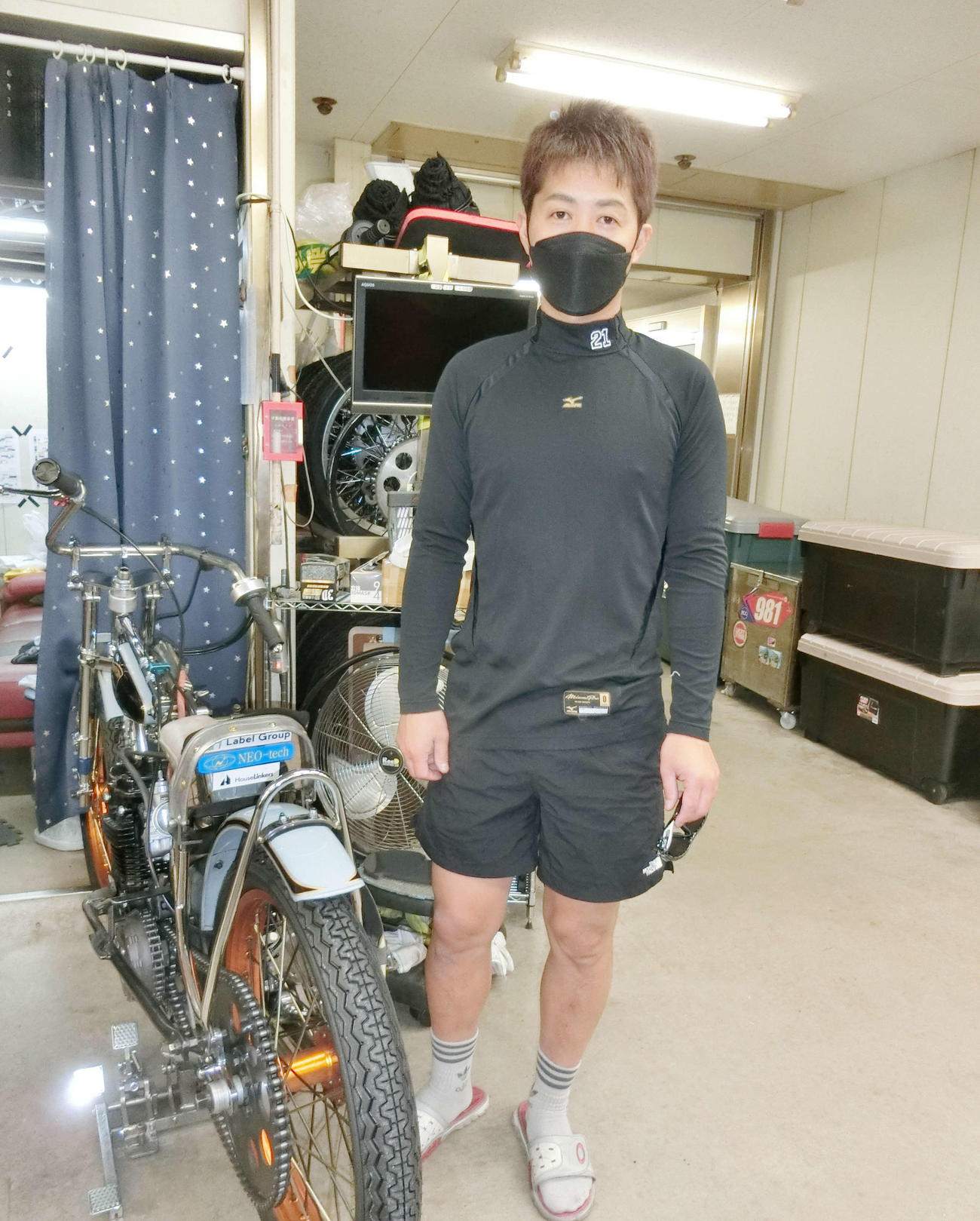 金子大輔は力強さを求めてセッティングで上積みを狙う（撮影・海老原実）