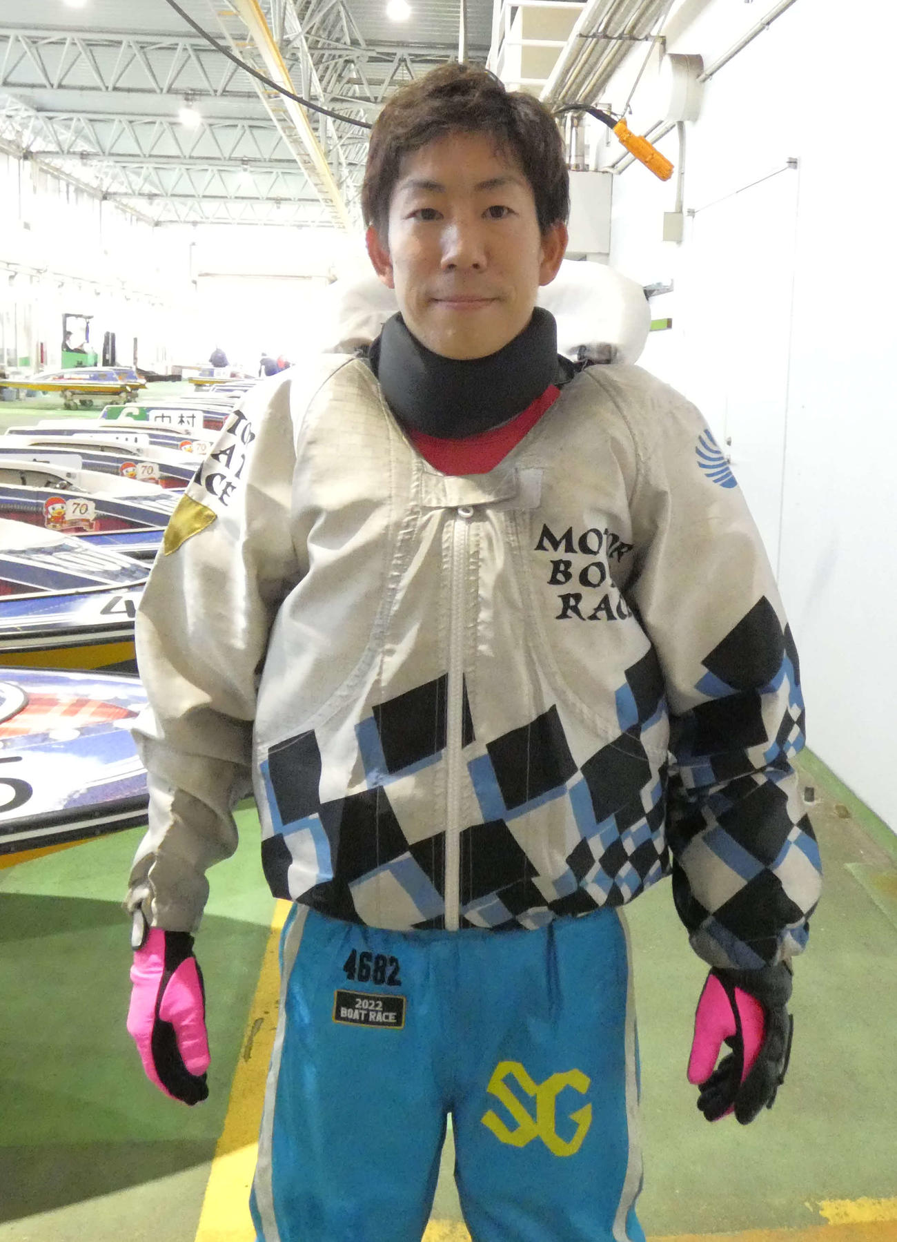 大上卓人に12R優勝戦1枠が転がり込んだ（撮影・前原一樹）