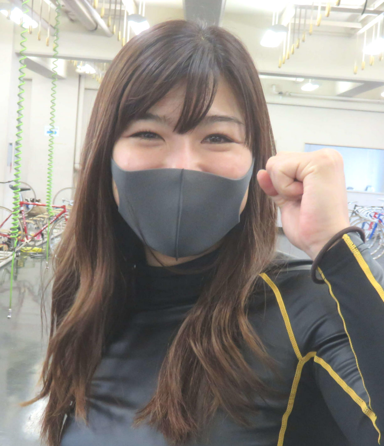 連続優勝を狙う永塚祐子