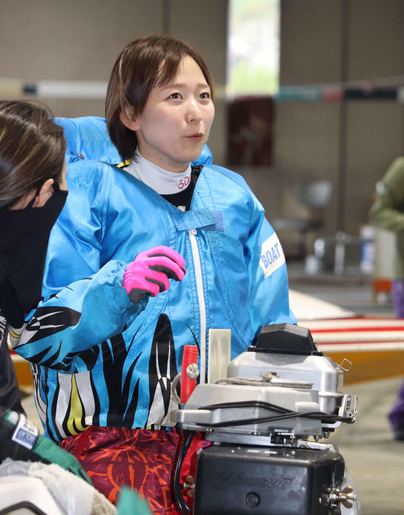 予選突破を決めた西岡成美。準優12Rはダッシュ一一撃を狙う（撮影・神田成史）