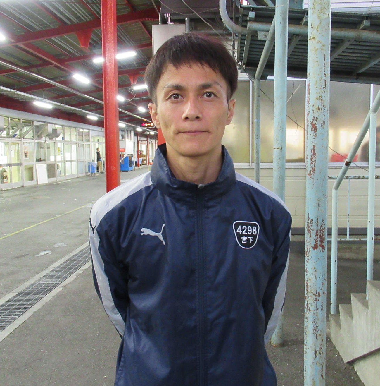 宮下元胤は、初日2、1着と連対発進も、「悪くはないけど、今節はいいエンジンが多いから、もう少しパワーを求めたい」という