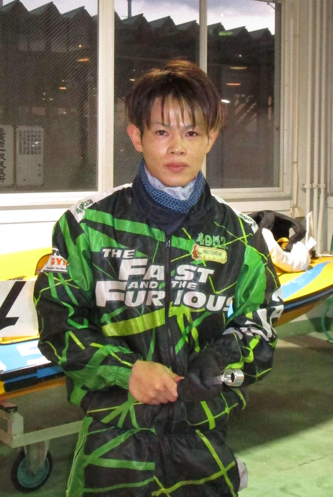 準優進出は逃したが、足は抜群の吉武真也（撮影・安井雅彦）