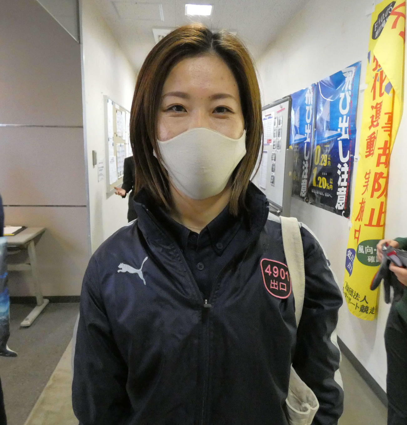 出口舞有子は7Rでバースデー1着を手にした（撮影・前原一樹）