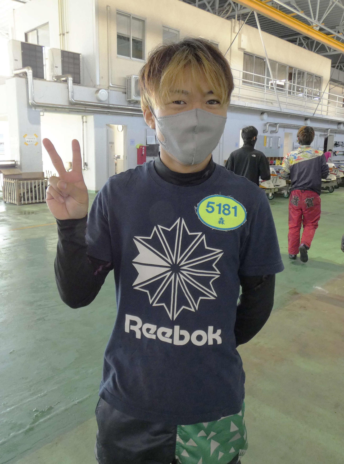 ラーメン大好き・森智哉は初日5R6枠に乗る（撮影・前原一樹）