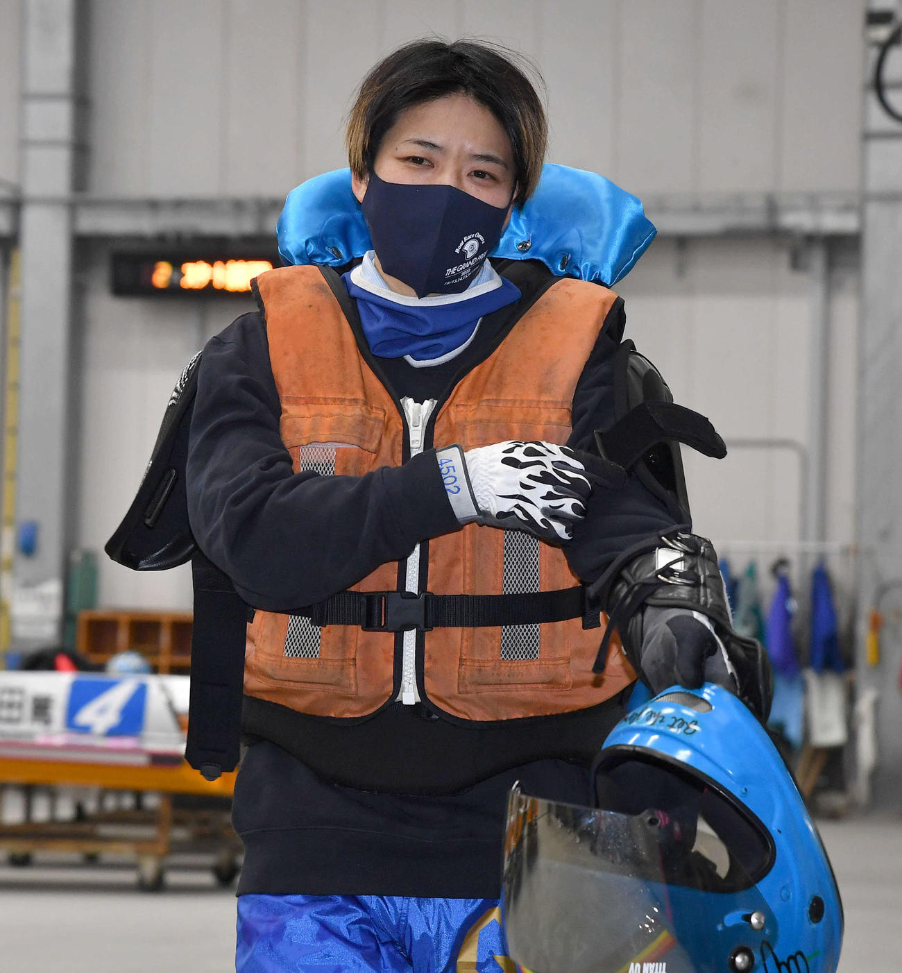 グランプリ初出場の遠藤エミ（撮影・岩下翔太）