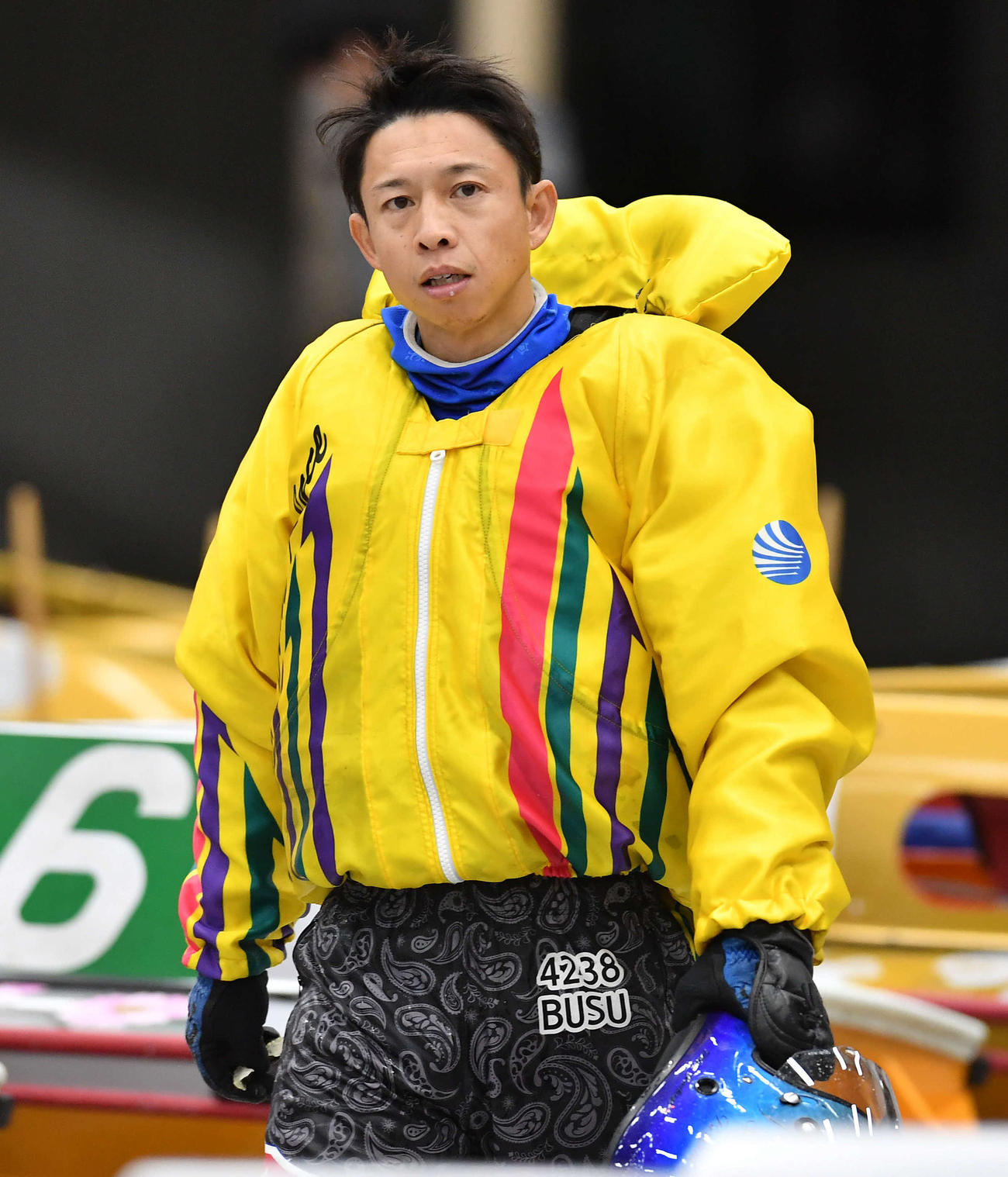 SG第37回グランプリ2日目　12Rグランプリトライアル1st、4238毒島誠（撮影・岩下翔太）