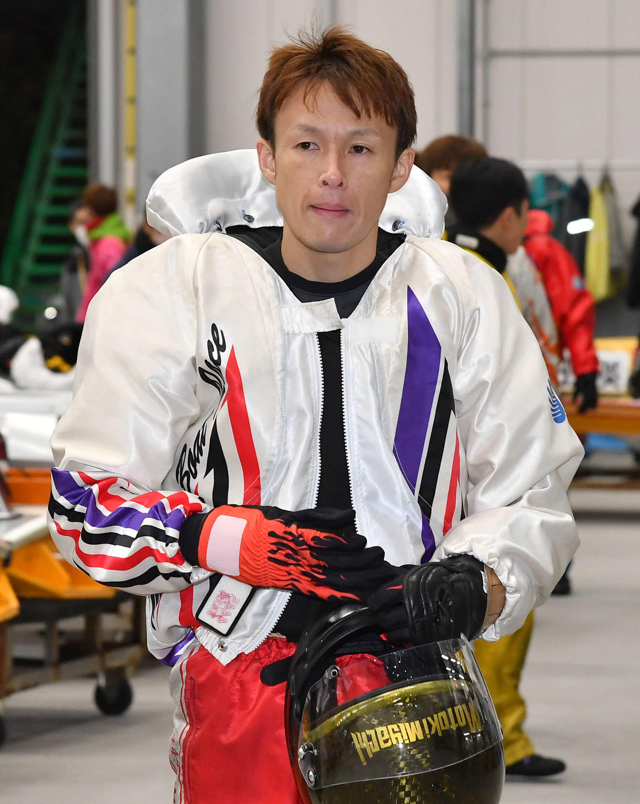 8Rシリーズ準優勝戦、1着の4445宮地元輝（撮影・岩下翔太）