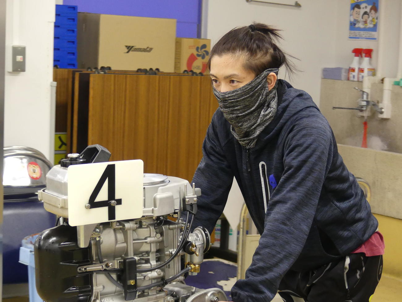 再び4号機を引き、頭を悩ます桑原将光