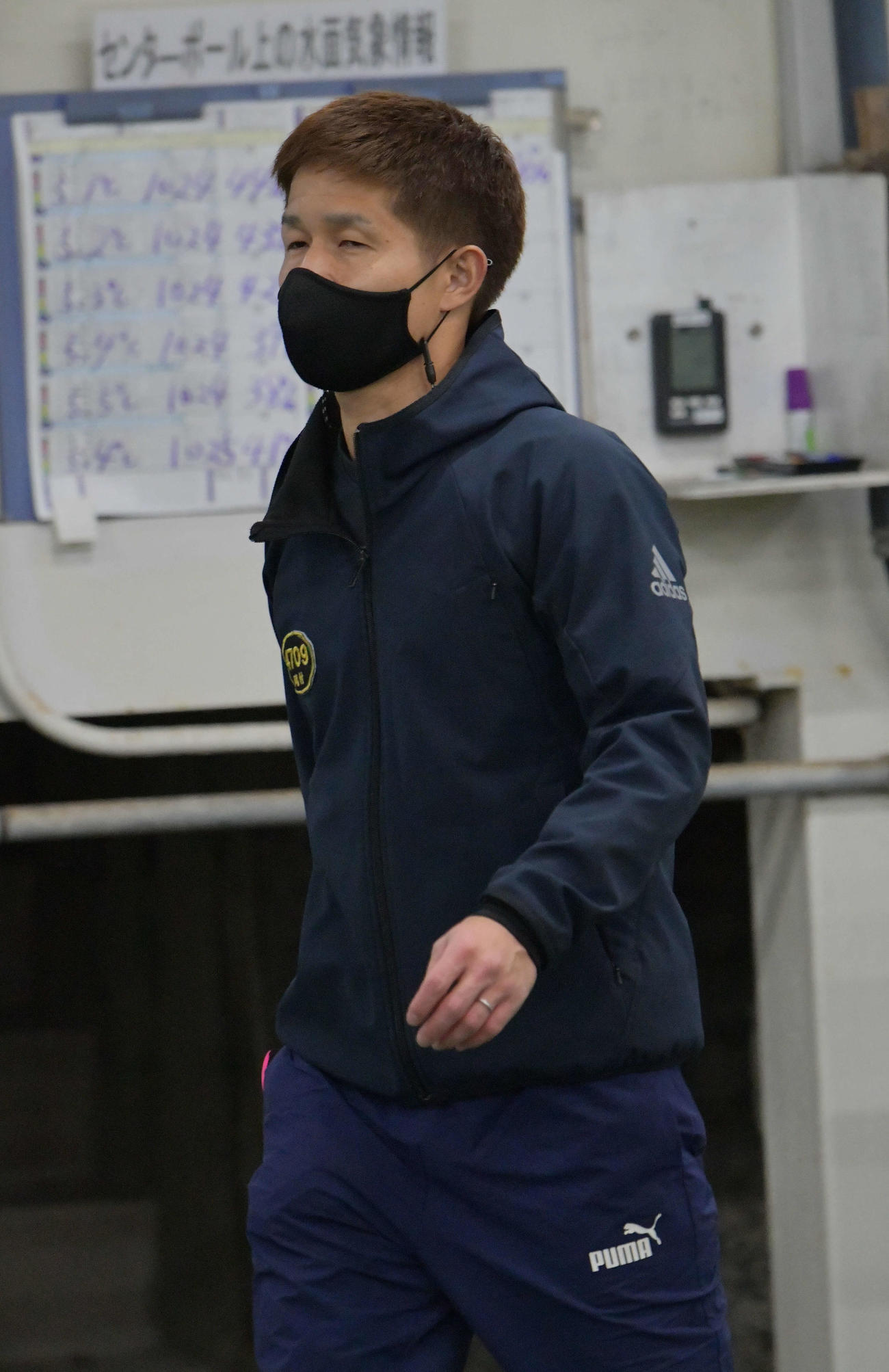 初日、白星発進で手応え上々の岡村将也