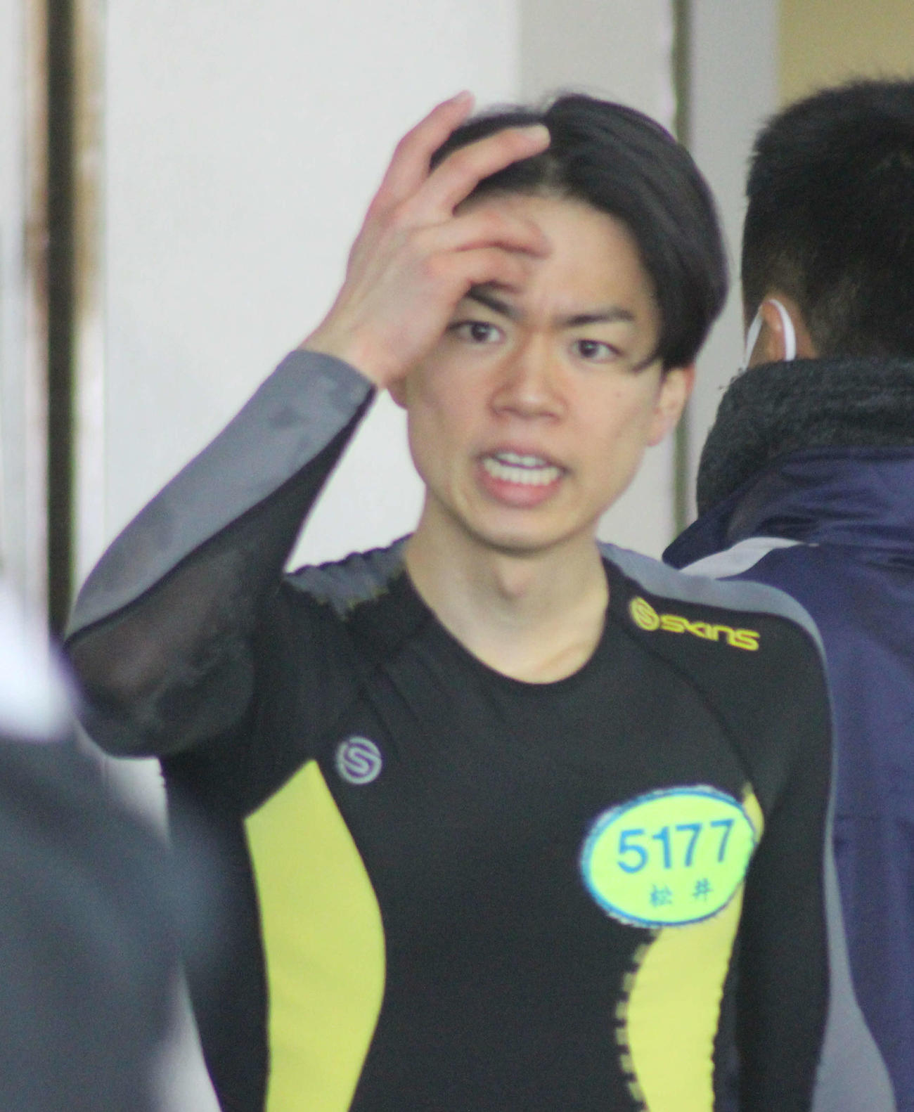 デビュー初の予選突破を決めた松井貫太