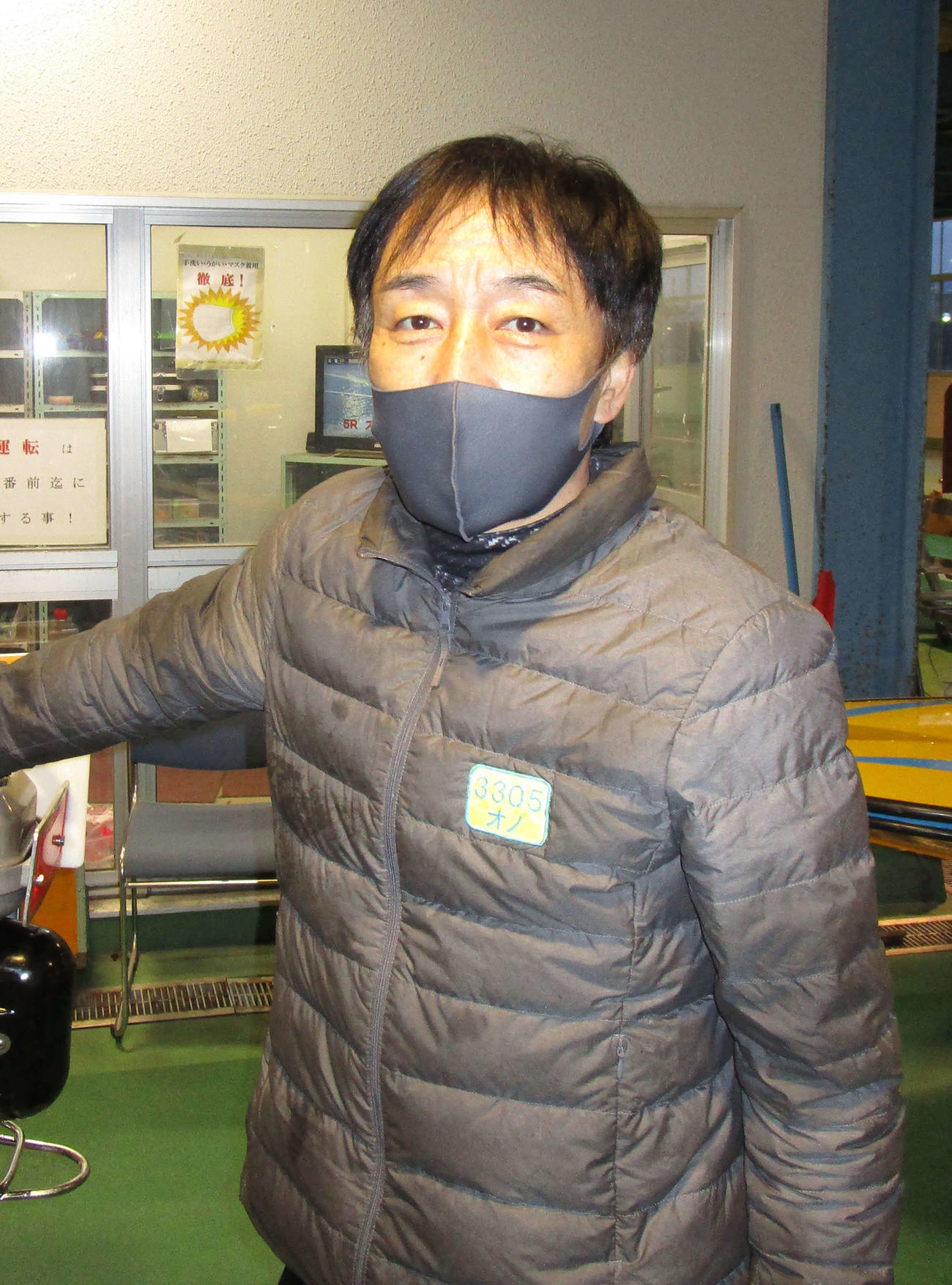 今節3勝目を挙げて準優進出を果たした小野信樹（撮影・安井雅彦）