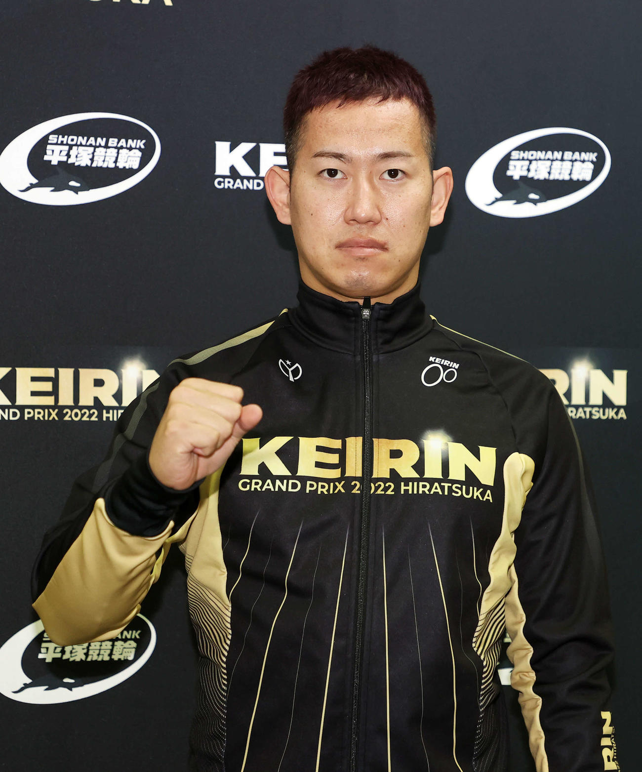 KEIRINグランプリ2022へ向け気合を入れる脇本雄太（撮影・鈴木正人）