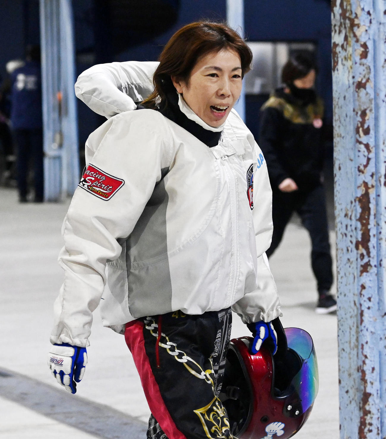 連覇に王手をかけた田口節子（撮影・前岡正明）
