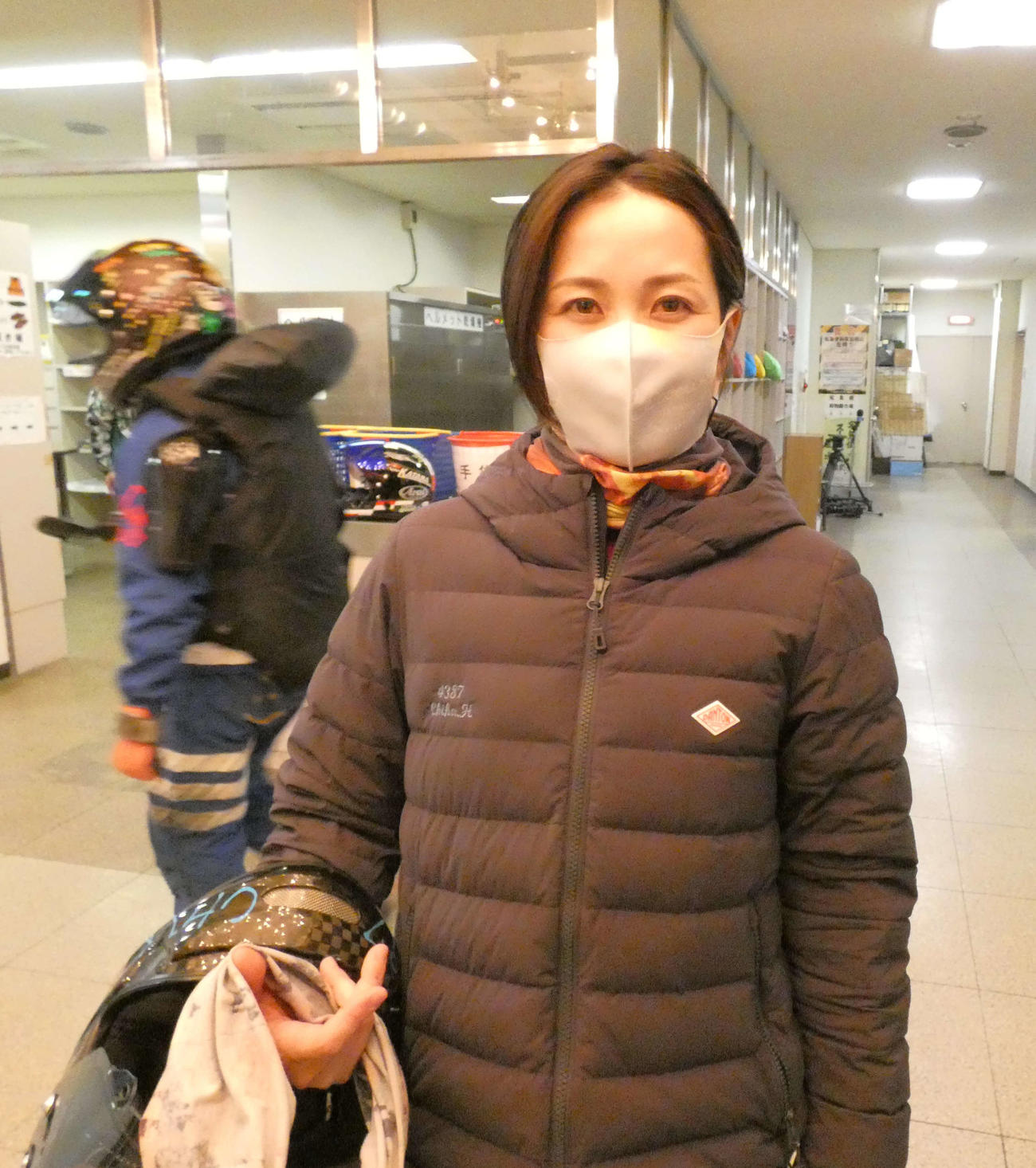 平山智加の足は申し分なし！（撮影・前原一樹）