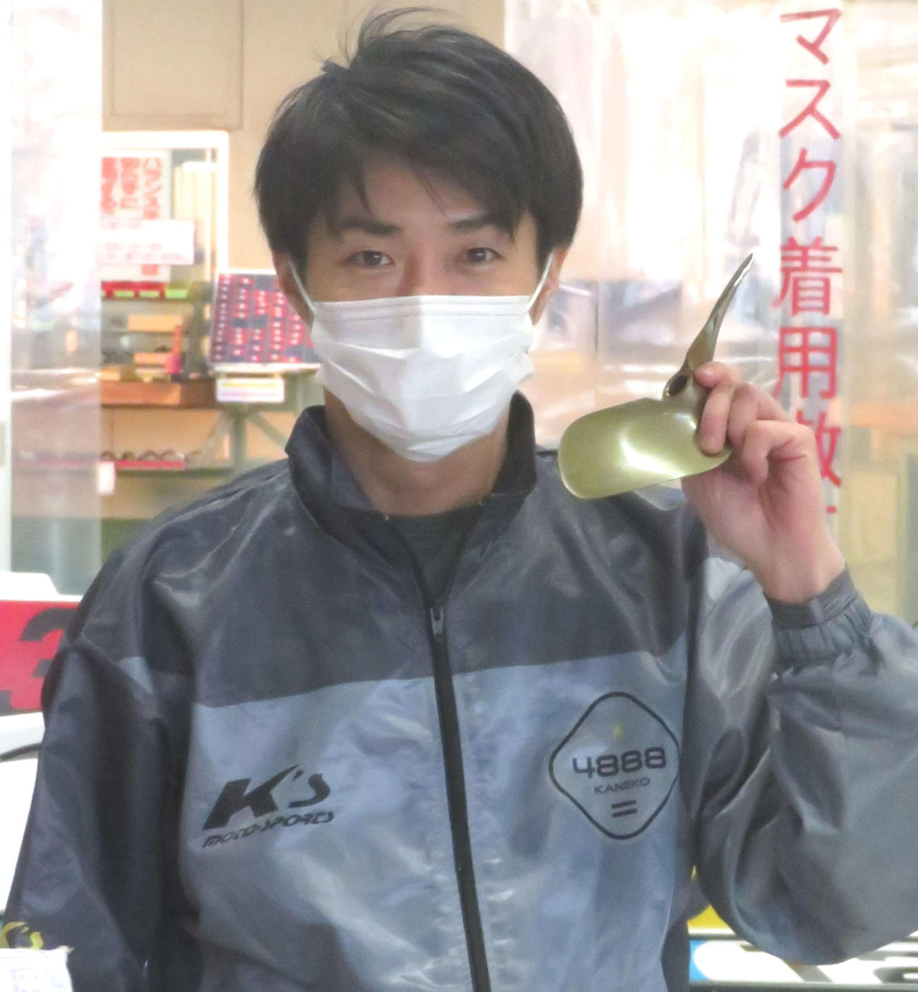 節一の仕上がりを目指す金児隆太