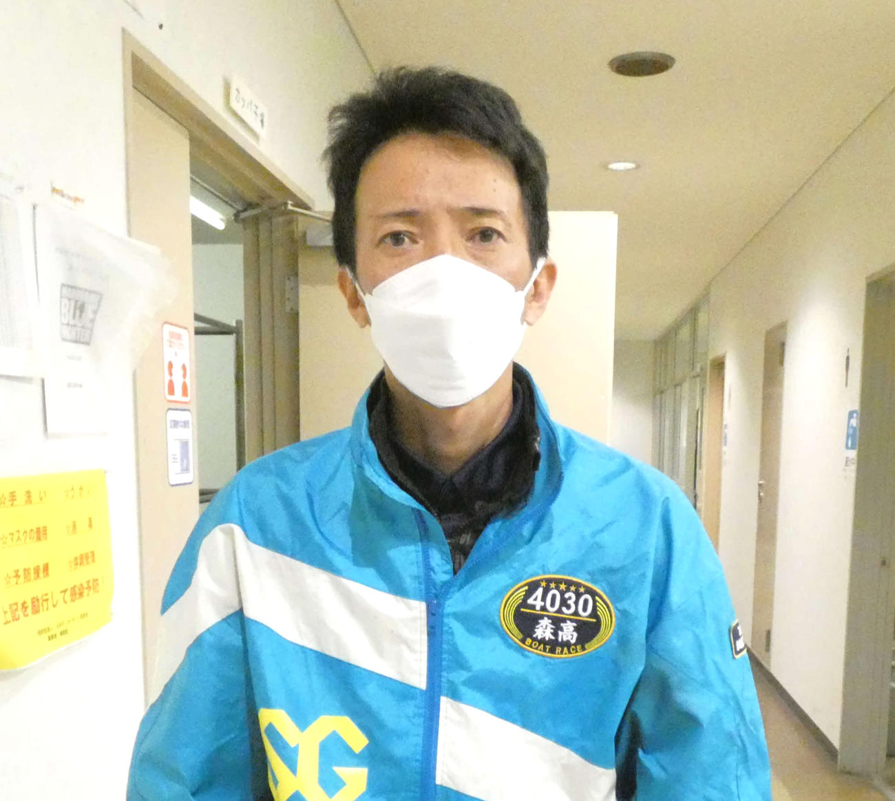 準優11R1枠を手にした森高一真が優出を目指す（撮影・前原一樹）