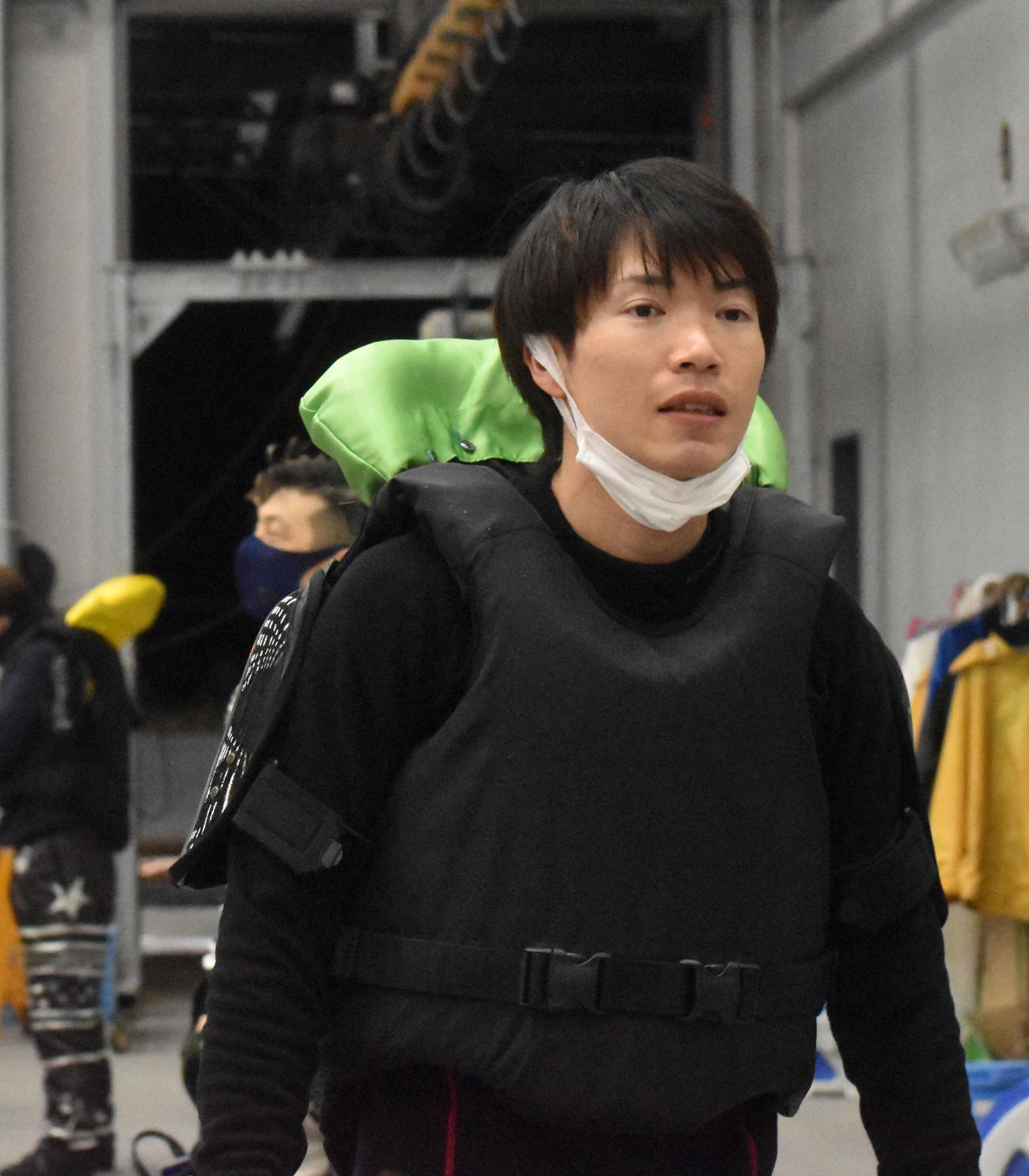 前回V機をゲットした松崎祐太郎