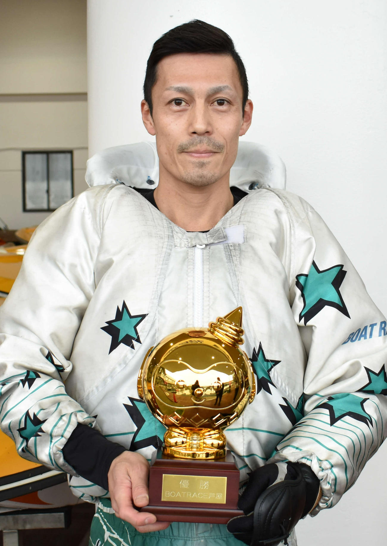 峰竜太を相手に逃げ切り、芦屋初Vを飾った北川潤二