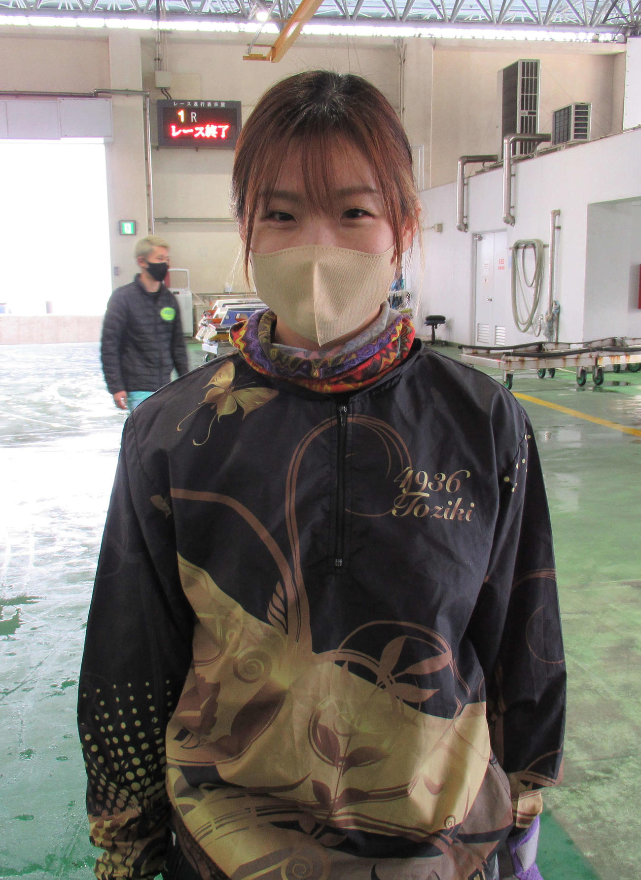 90日間のフライング休み明けになる戸敷晃美は、スタートは攻めないが、レースは攻める気満々（撮影・高田和典）