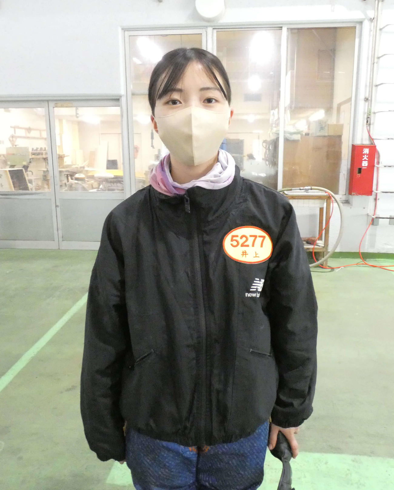 初児島参戦の井上未都（撮影・前原一樹）