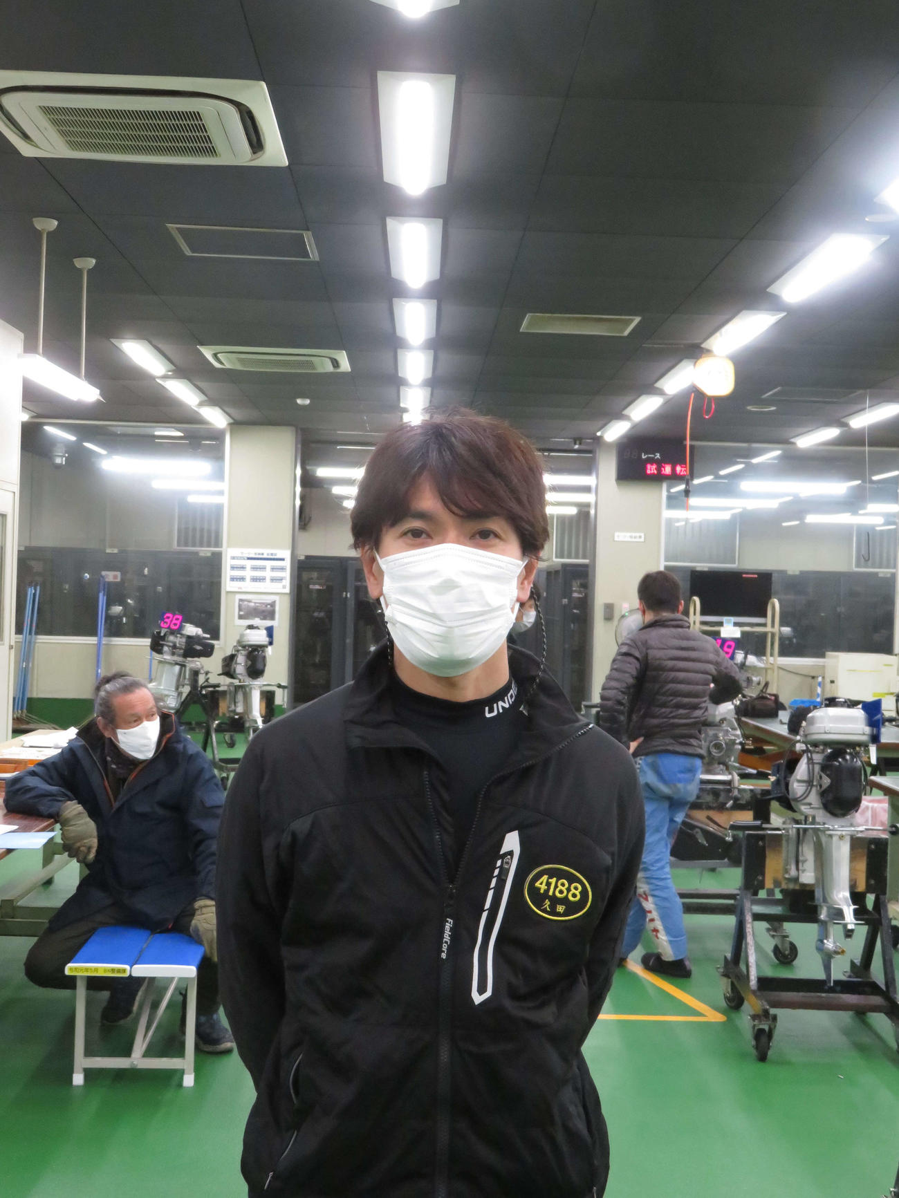 納得の走りで予選トップ通過を目指す久田敏之