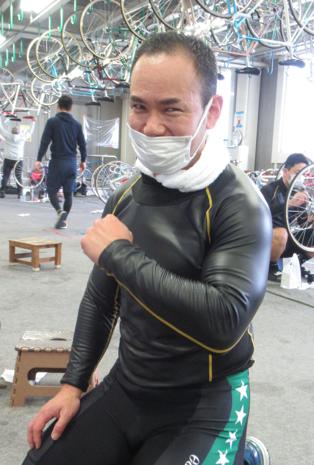 予選を快勝した良永浩一（撮影・山田敏明）