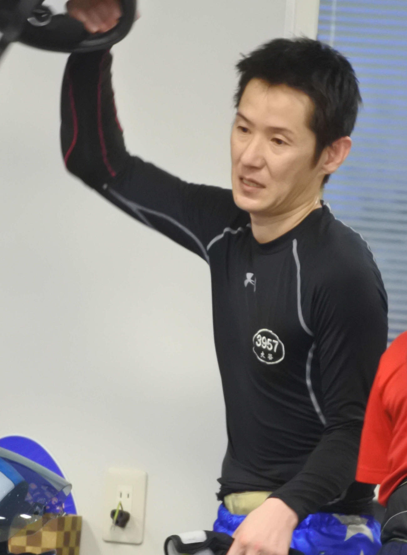 地元の大谷直弘が前節V機を引き当てたが、調整の必要性を口にした