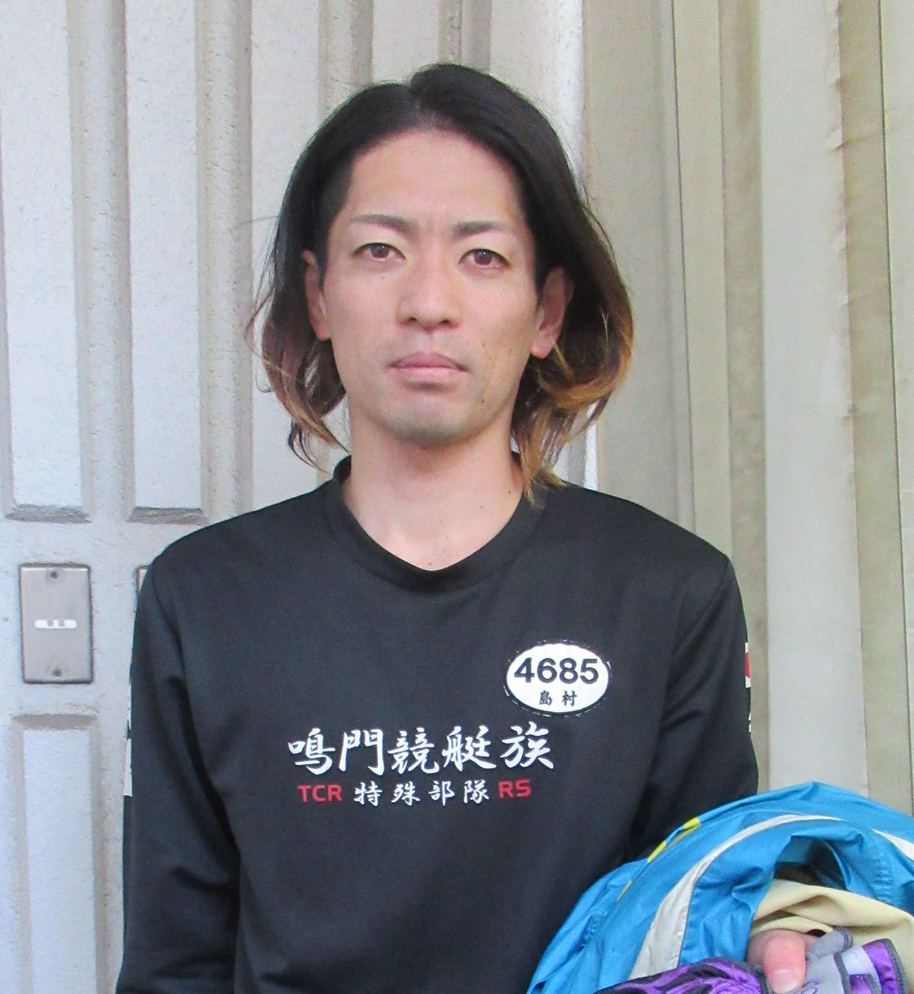 準優10Rで差し切って尼崎2節連続優出を決めた島村隆幸（撮影・奈島宏樹）