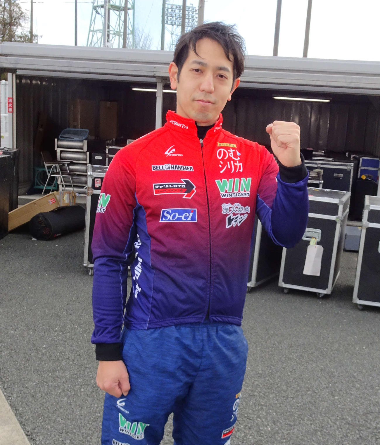 新年初戦に挑む松浦悠士