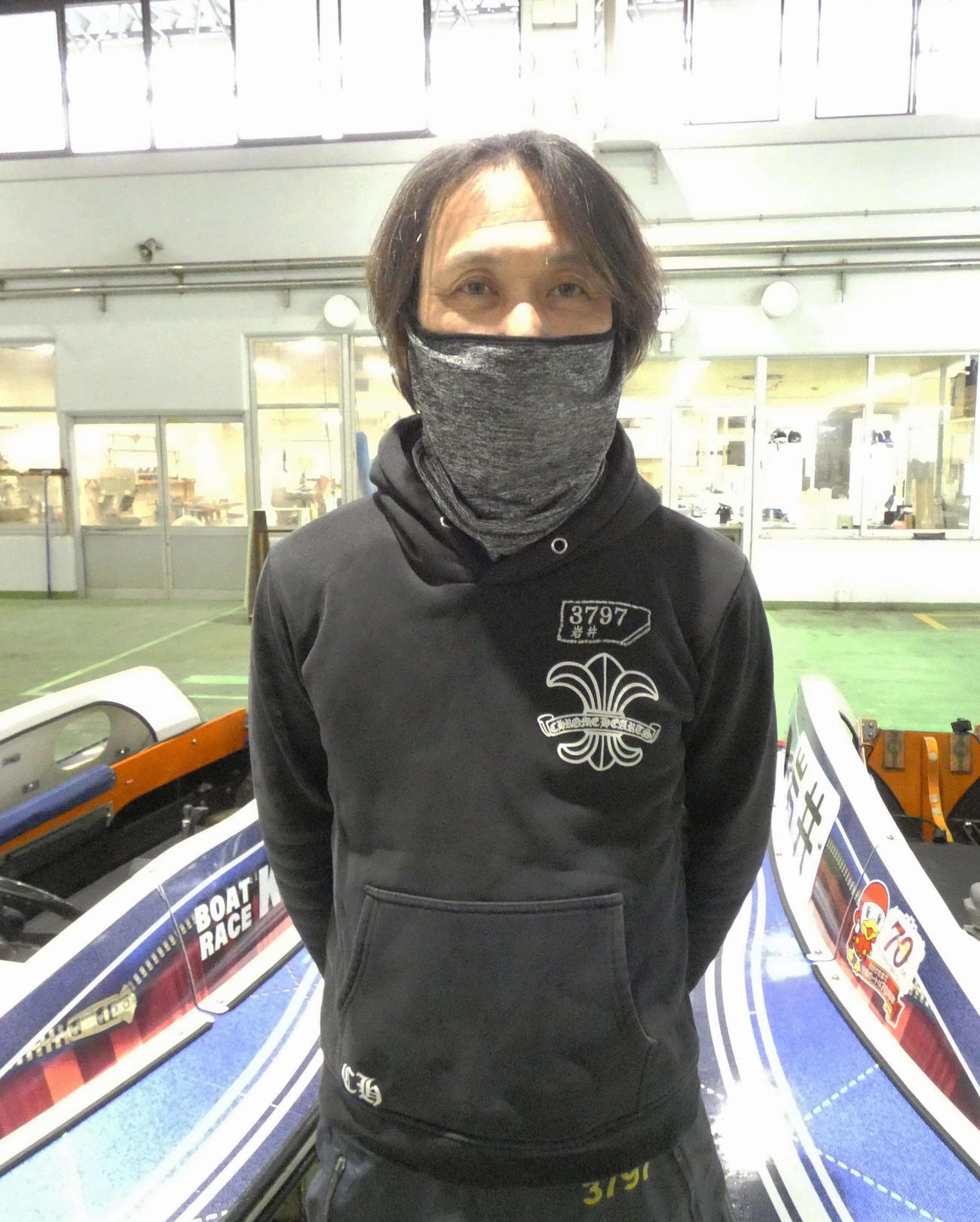 岩井繁は初日1R3枠に登場する（撮影・前原一樹）