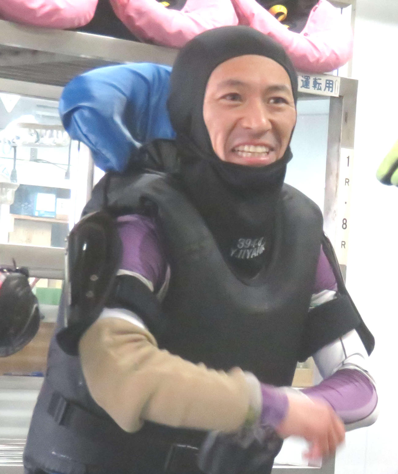 準優の好枠を視界に捉えた飯山泰