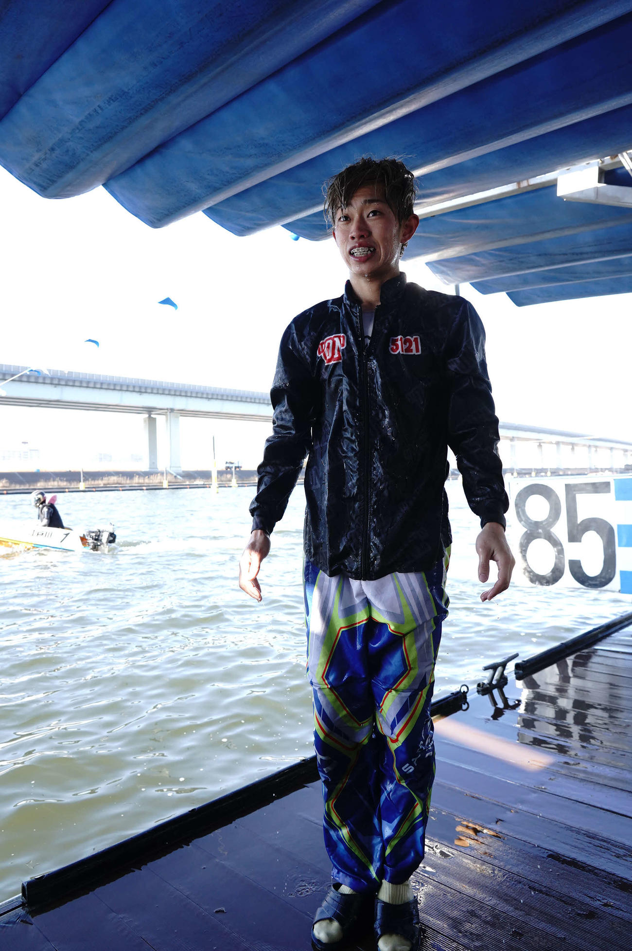 水神祭後に陸に上がってきた定松勇樹