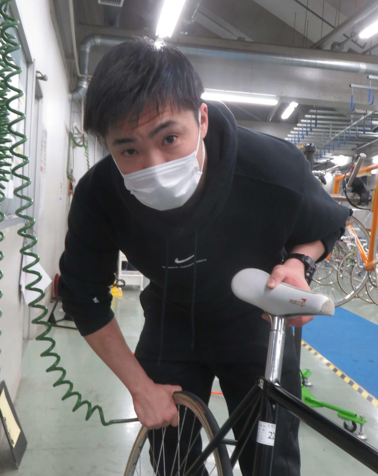 大先輩のゲキに応えた原田亮太（撮影・栗田文人）