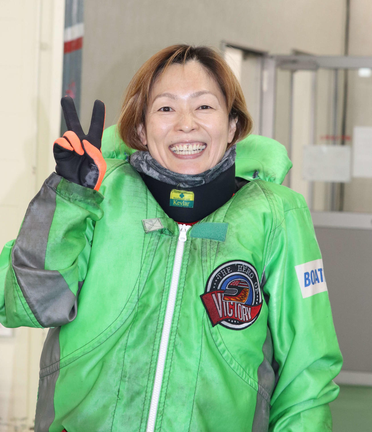 準優11Rは岩崎芳美が6コースから女子力を発揮して2着で優出を決めた（撮影・神田成史）
